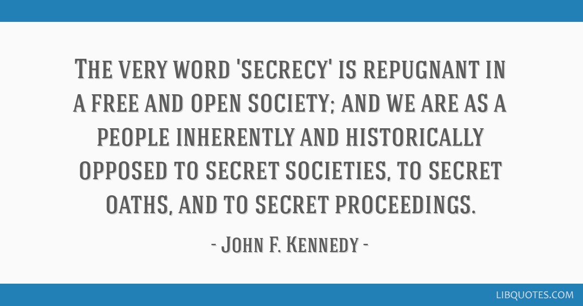 jfk quote on free and open societies